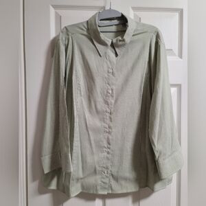 Riders By Lee Button Up Blouse Shirt XXL